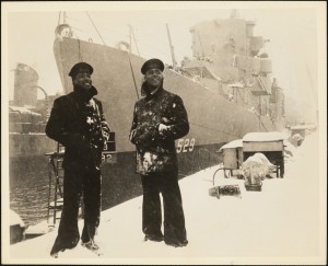 "First Predominately Negro Ship Commissioned USS Mason" [1946] from the National Archives at Boston. 