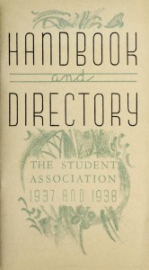 "Student handbook" from MassArt handbook collection.