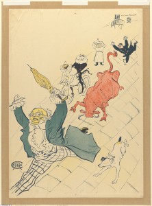 La vache enragee. Henri Toulouse-Lautrec. BPL. 