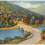 The big bridge over the Deerfield River, Mohawk Trail, Mass.